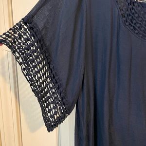 Navy Blue casual Dress.